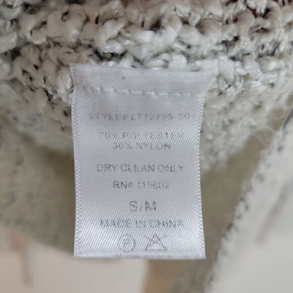 Lush Gray Knit Oversized Cowl Neck Sweater - Picture 8 of 9